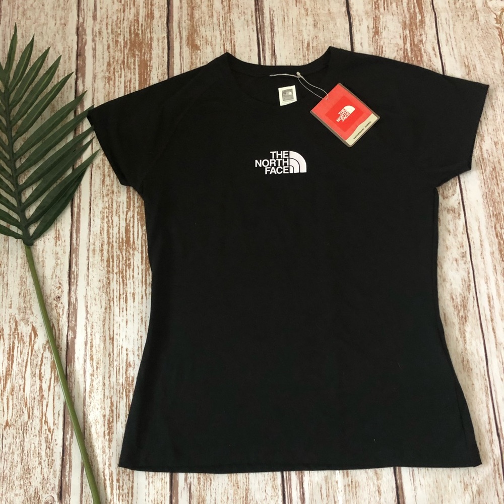 New North Face Short Sleeve Black Athletic Top